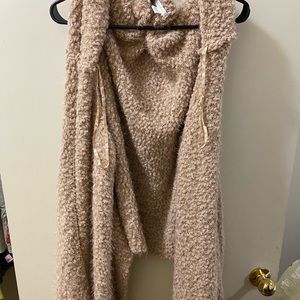 NWOT Cato plus size teddy waterfall vest